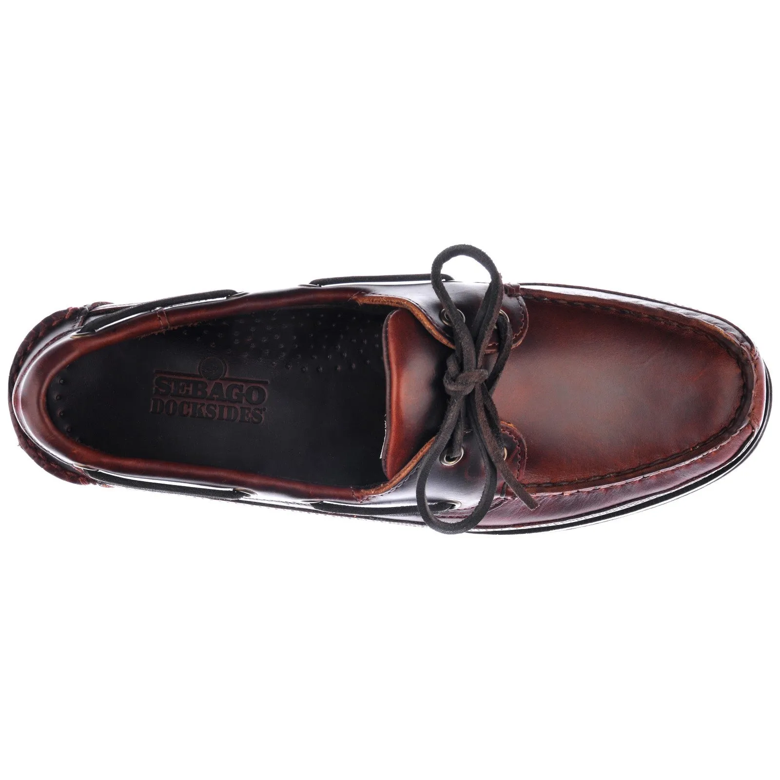 SEBAGO Leather SCHOONER BROWN GUM DOCKSIDE