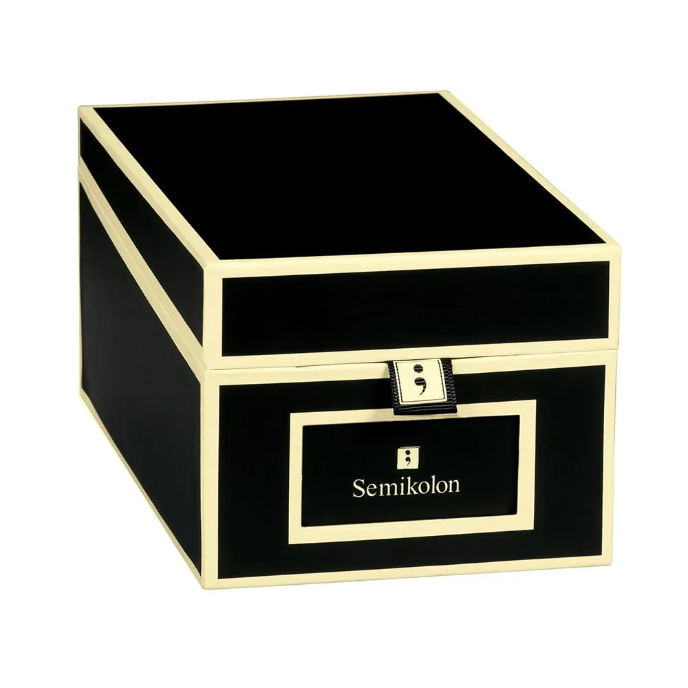 Semikolon Business Card Box - Black