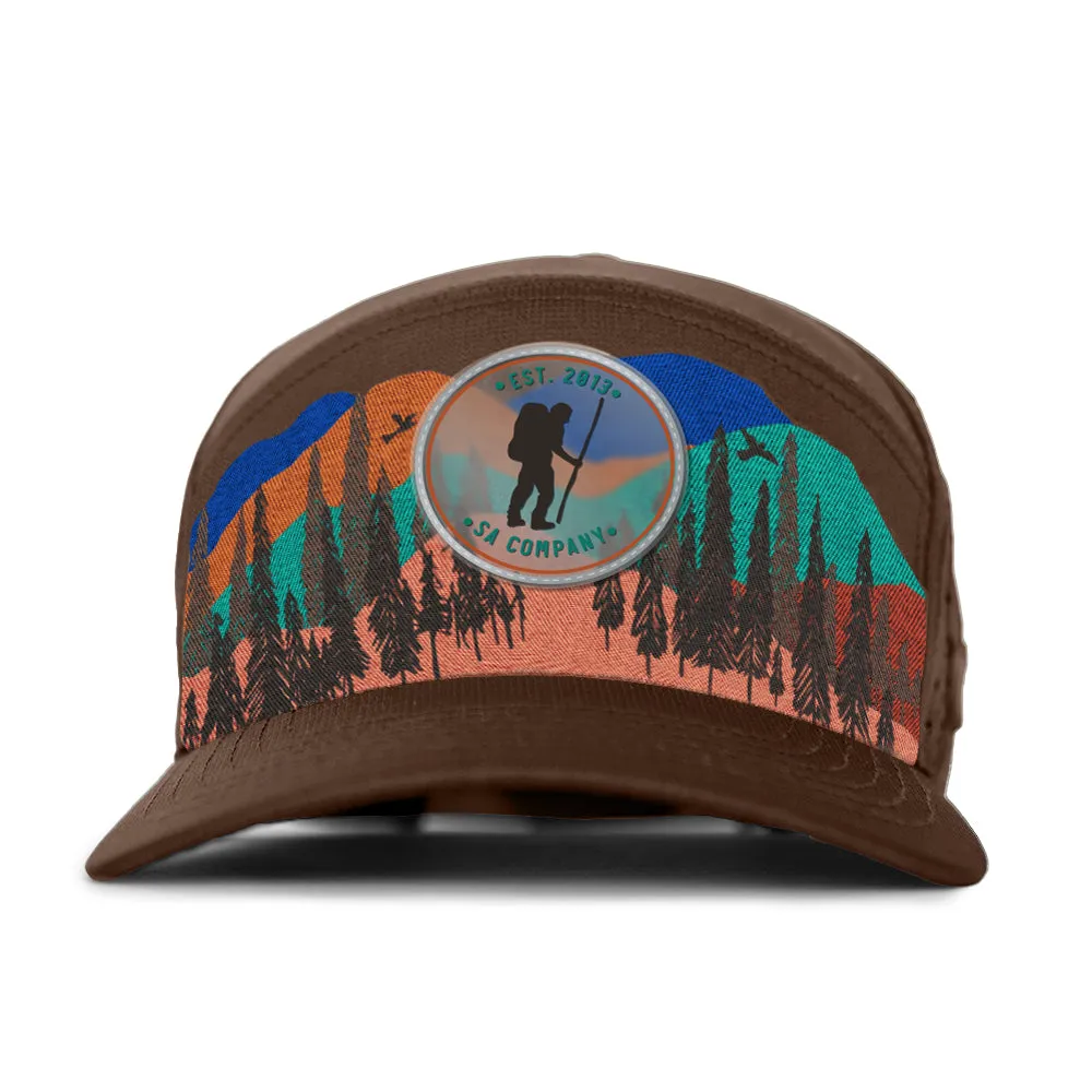 Special Edition Performance Snapback | Take a Hike | Brown