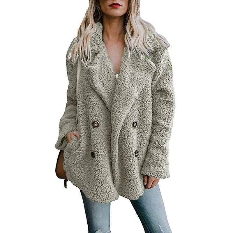 Stay Warm and Chic in Our Faux Fur Winter Coat