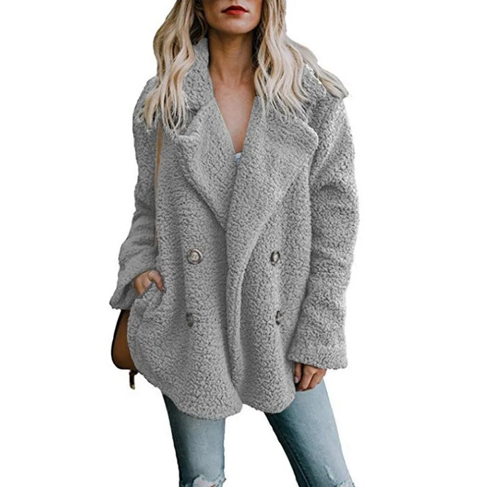 Stay Warm and Chic in Our Faux Fur Winter Coat