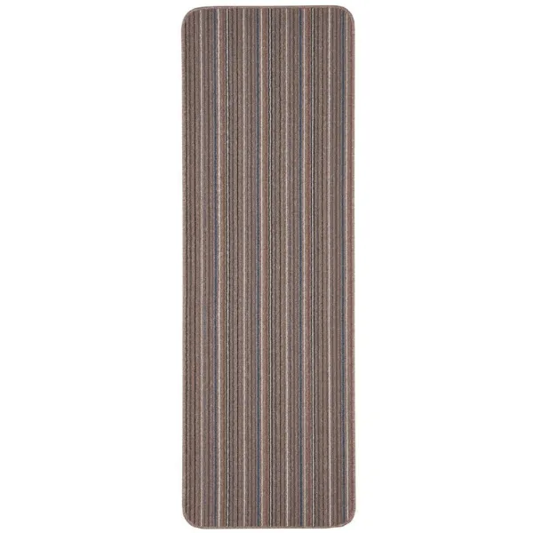 Stockholm Mocha/Blue Washable Mat