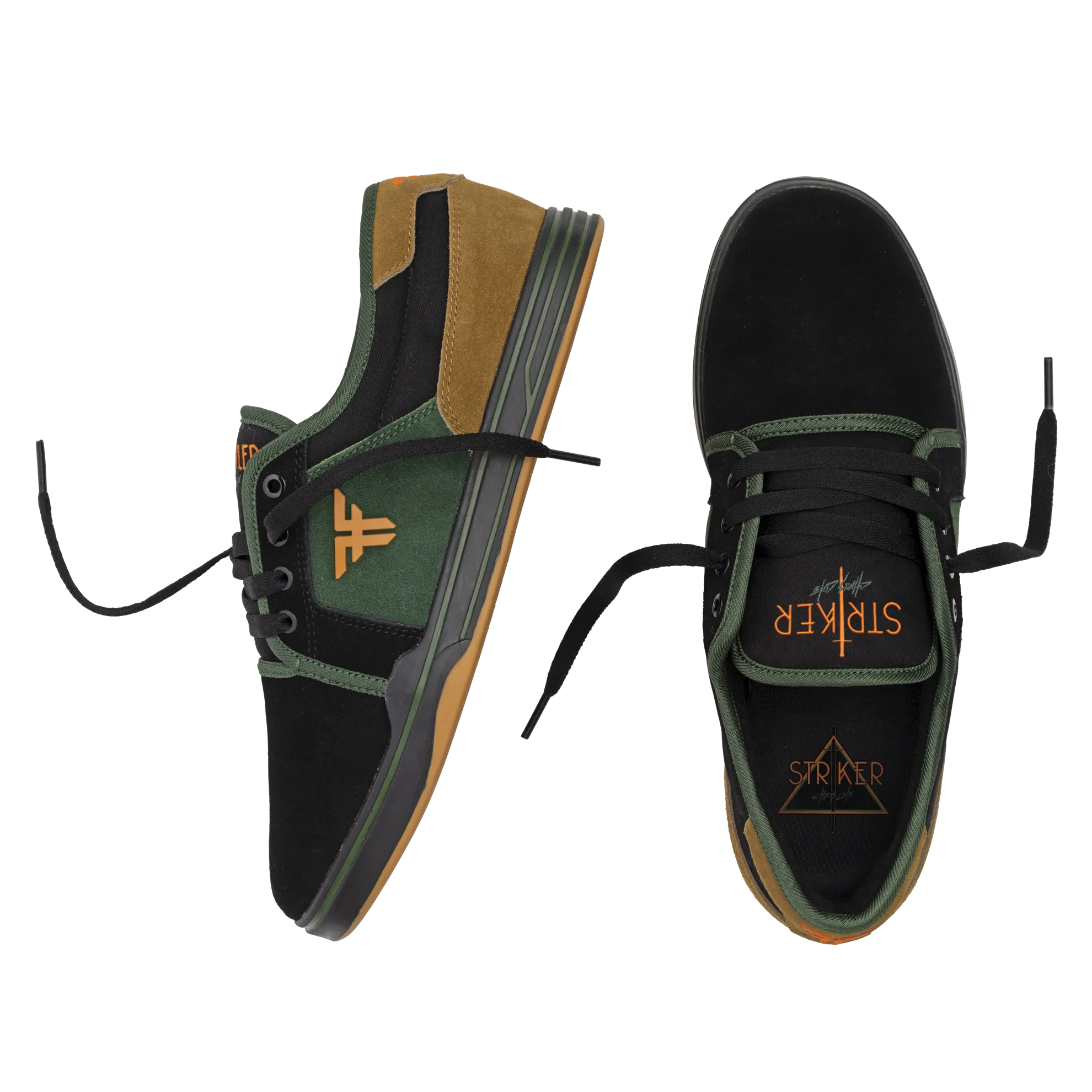 STRIKER - BLACK/GREEN/BROWN - Cupsole