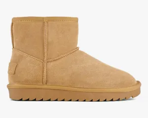 SUEDE WINTERBOOT - CAMEL