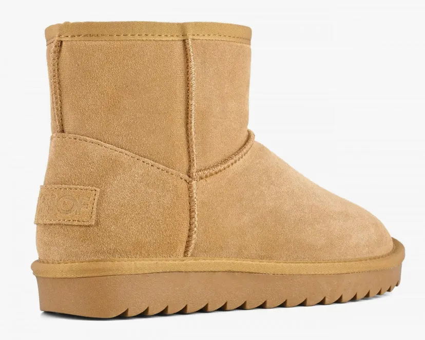 SUEDE WINTERBOOT - CAMEL