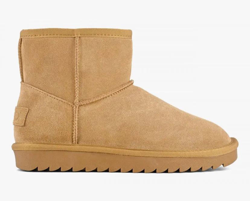 SUEDE WINTERBOOT - CAMEL