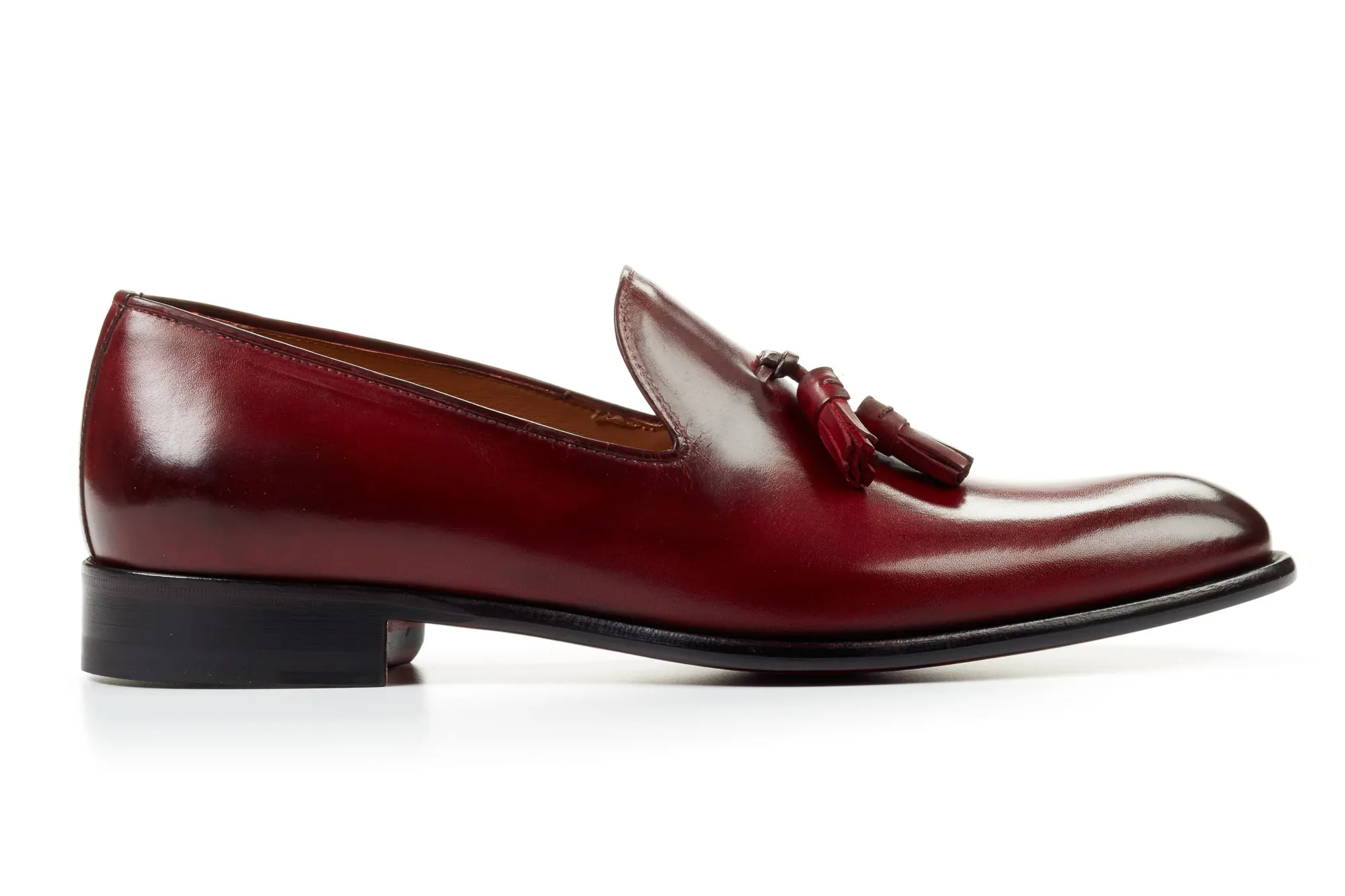 The Chaplin Tassel Loafer - Oxblood