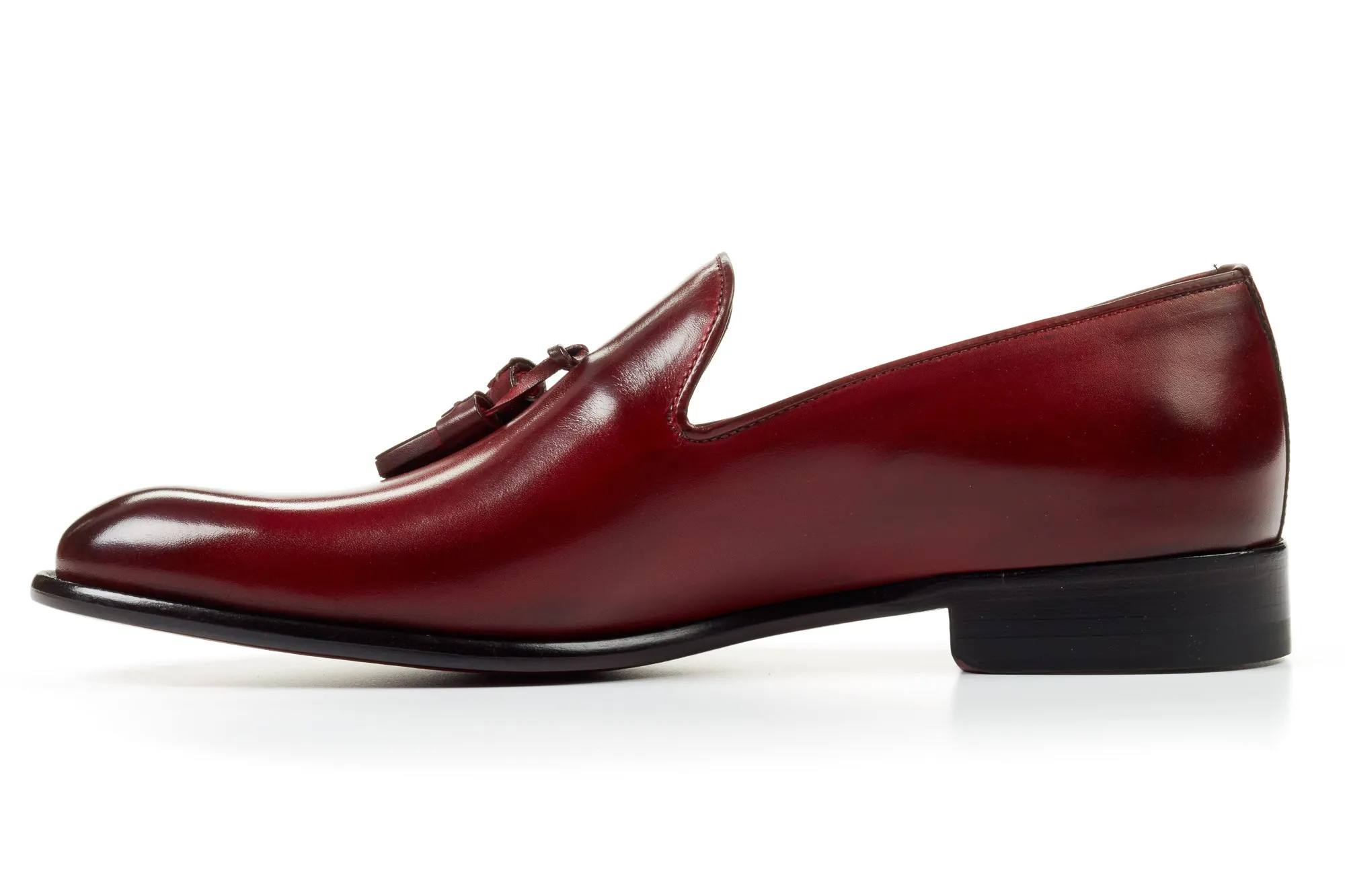 The Chaplin Tassel Loafer - Oxblood