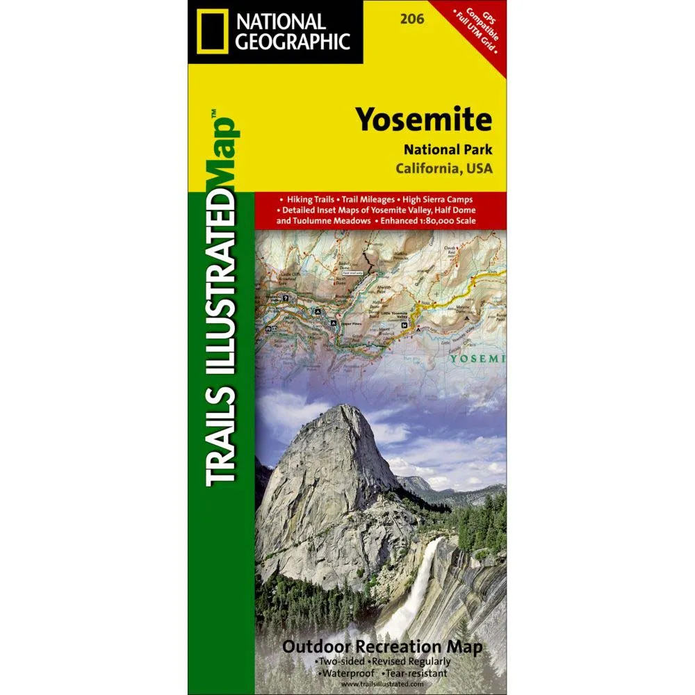 Trails Illustrated Map: Yosemite National Park