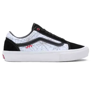 Vans - Black Widow Spider Skate Old Skool Shoes Black/Red/White