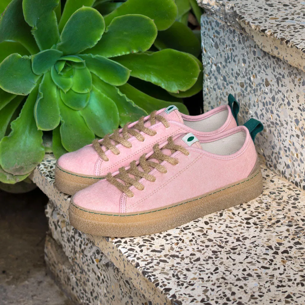 Vegan sneaker pink FIO005