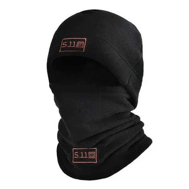 Winter Polar Coral Hat: Stay Warm with this Fleece Balaclava Men's Face Warmer Beanies Thermal Head Cover - Perfect for Tactical, Military, and Sports Activities.