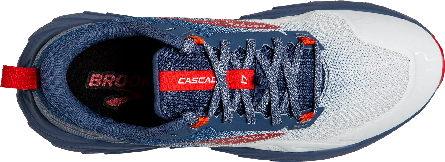 Women’s Cascadia 17 (157 - White/Navy/Bittersweet)