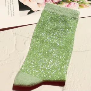 Women's Crew Glitter Socks