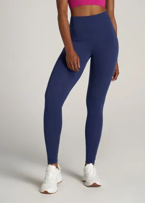 Women's Tall Cotton Leggings in Midnight Blue