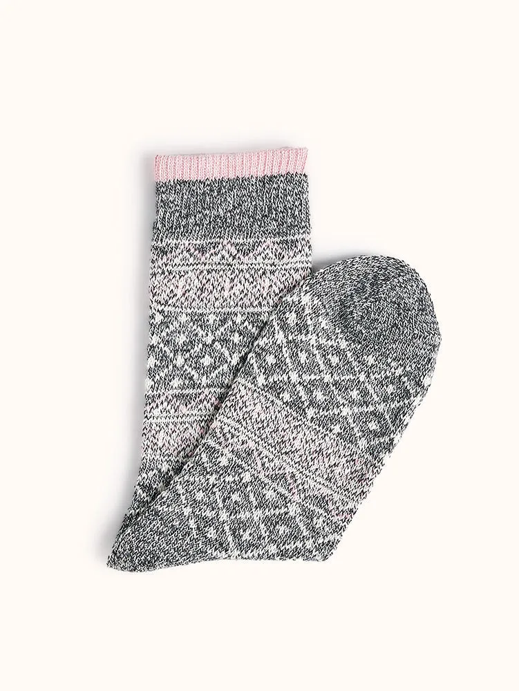 Women's Wool Blend Crew Socks (2 Pairs)