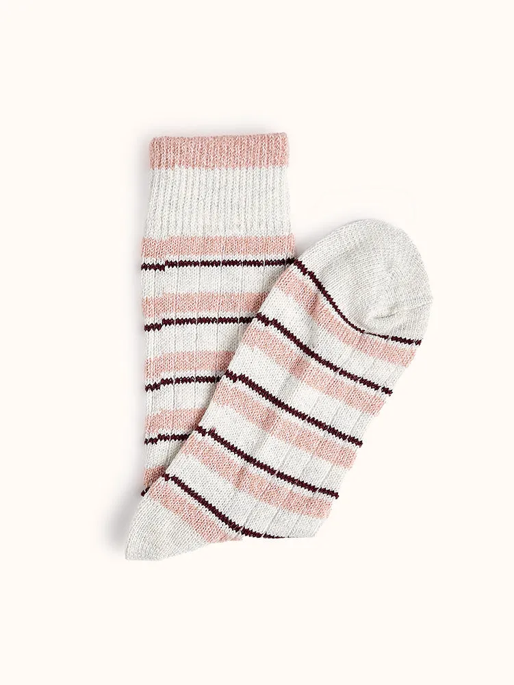 Women's Wool Blend Crew Socks (2 Pairs)