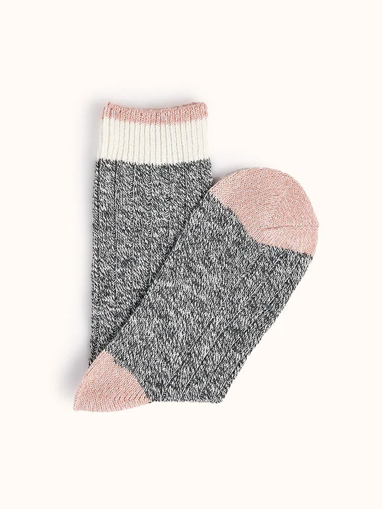 Women's Wool Blend Crew Socks (2 Pairs)