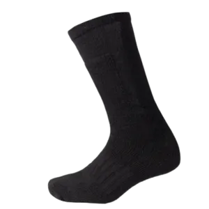 Wool Blend Mid-Calf Winter Socks | Black