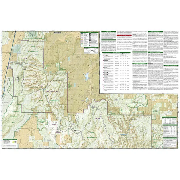 Zion National Park Map